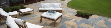 Bluestone Irregular Flagging ‐ Natural, uniquely shaped paving stones for rustic and organic outdoor designs