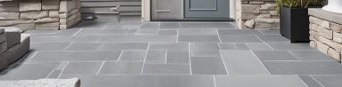 Classic Thermal Bluestone Pavers ‐ Premium paving stones with a smooth, thermal finish for elegant outdoor spaces