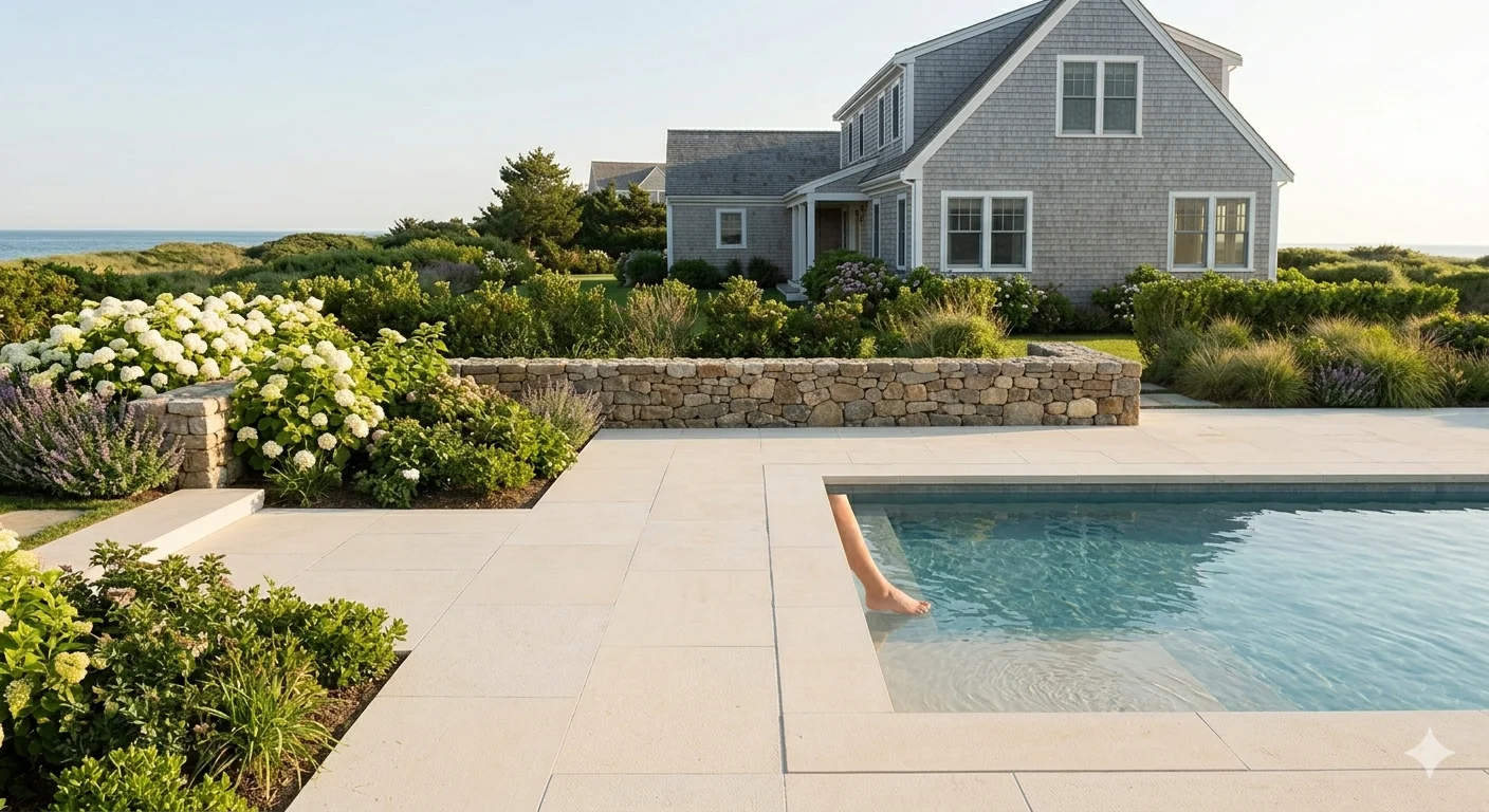 Nantucket Limestone Patio